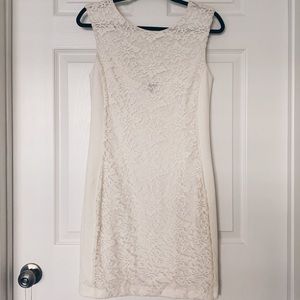 Apt 9 Sleeveless Lace Ivory Dress